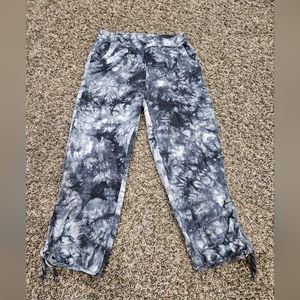Tie-Dye Ankle Tie Brie Pants